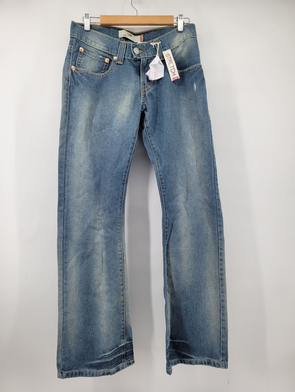 Levi's Super Low Bootcut Leg Women's Stretch Blue Jeans Size 8/31